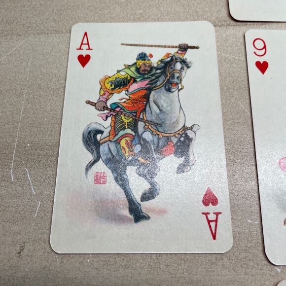 1060's Shanghai Playing Cards Chinese Characters in Water Margin Two Deck Set - Picture 2 of 16